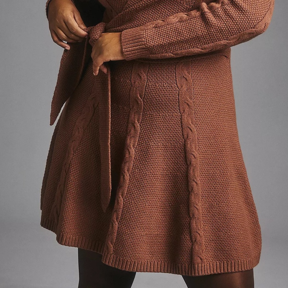 Anthropologie Greylin Wrap Sweater Dress - Picture 6 of 16